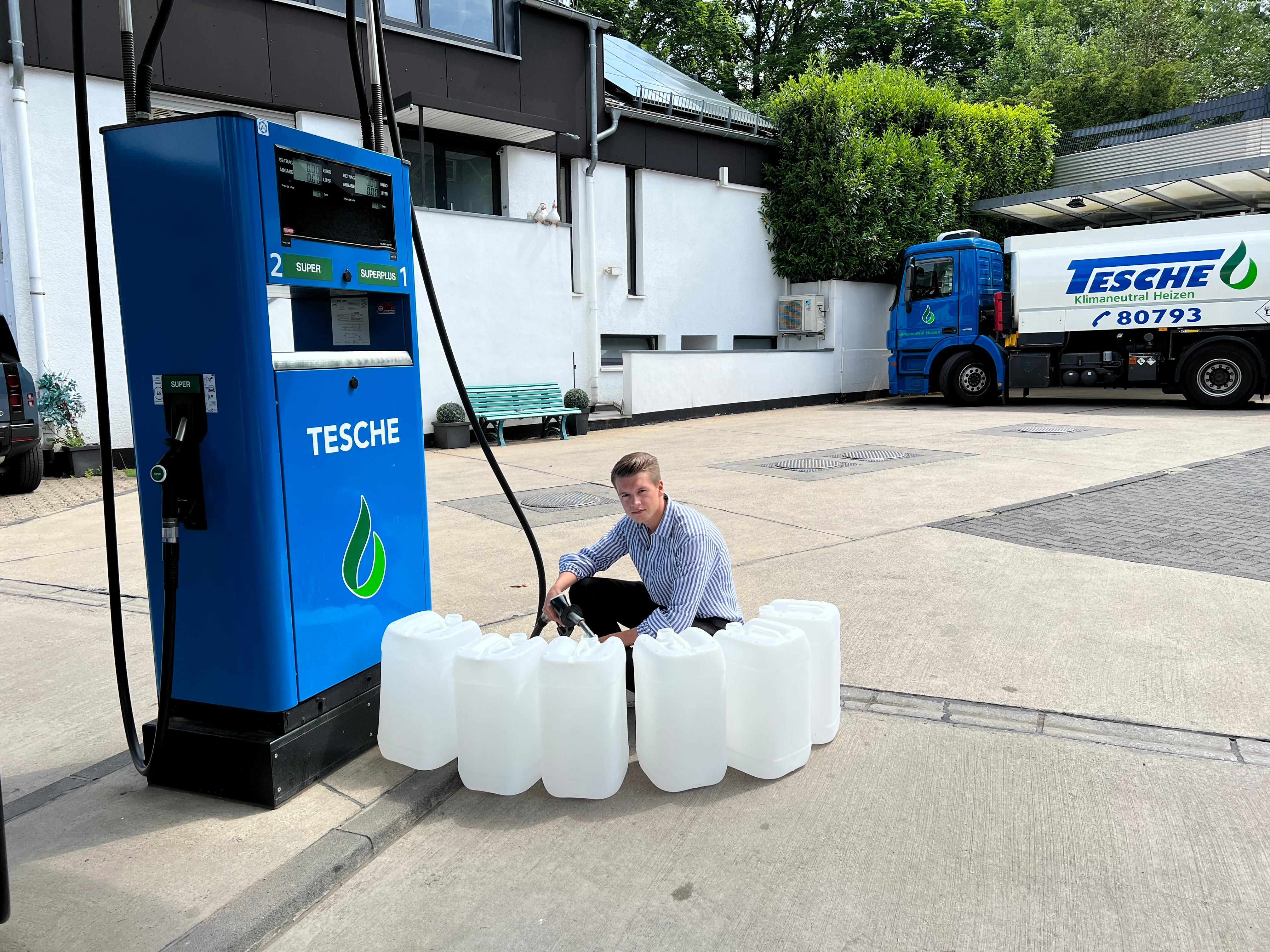 Tesche Tankstelle — Zapfsäulen und Diesel-Versorgung